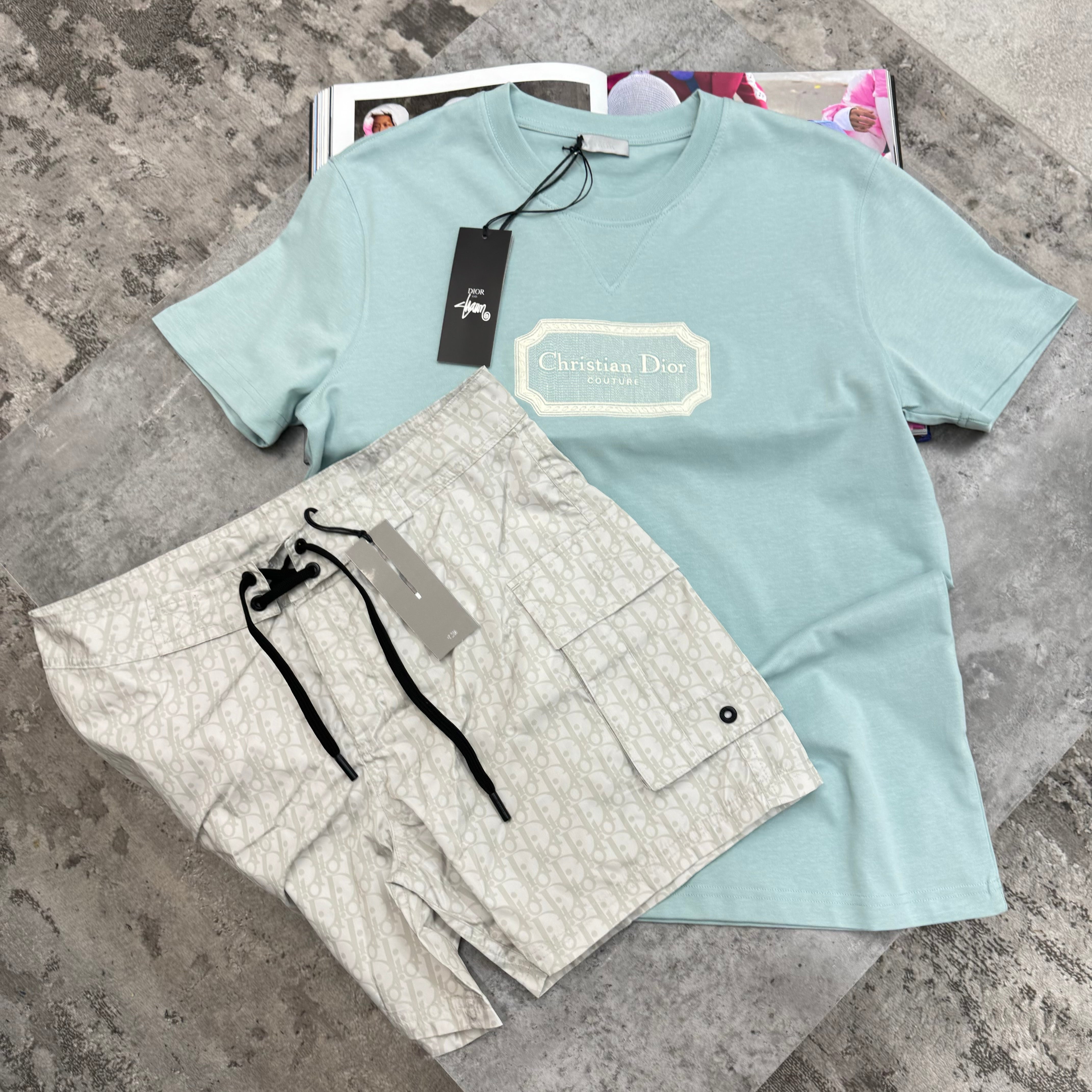 DIOR - COUTURE T-SHIRT - TEAL