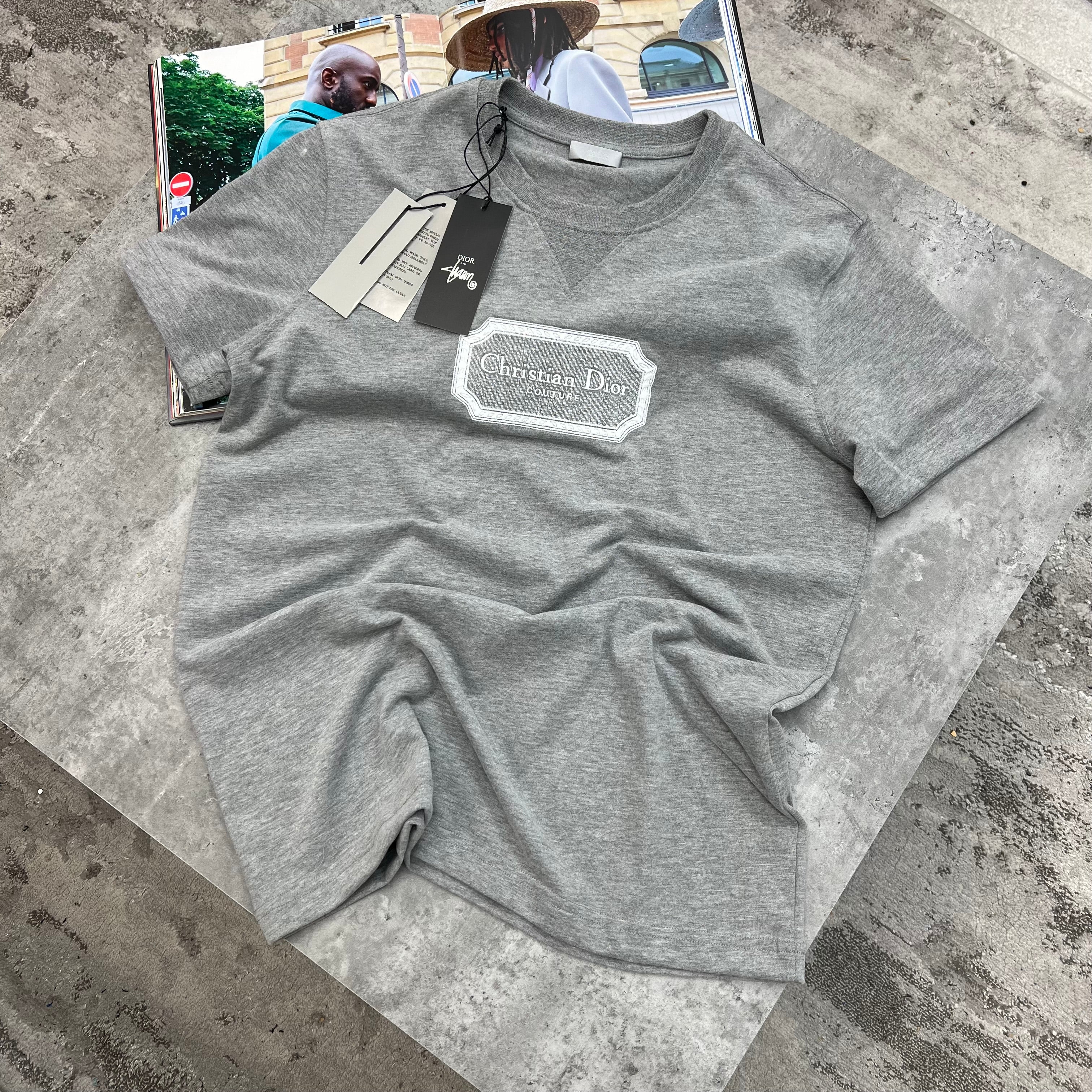 DIOR - COUTURE T-SHIRT - GREY