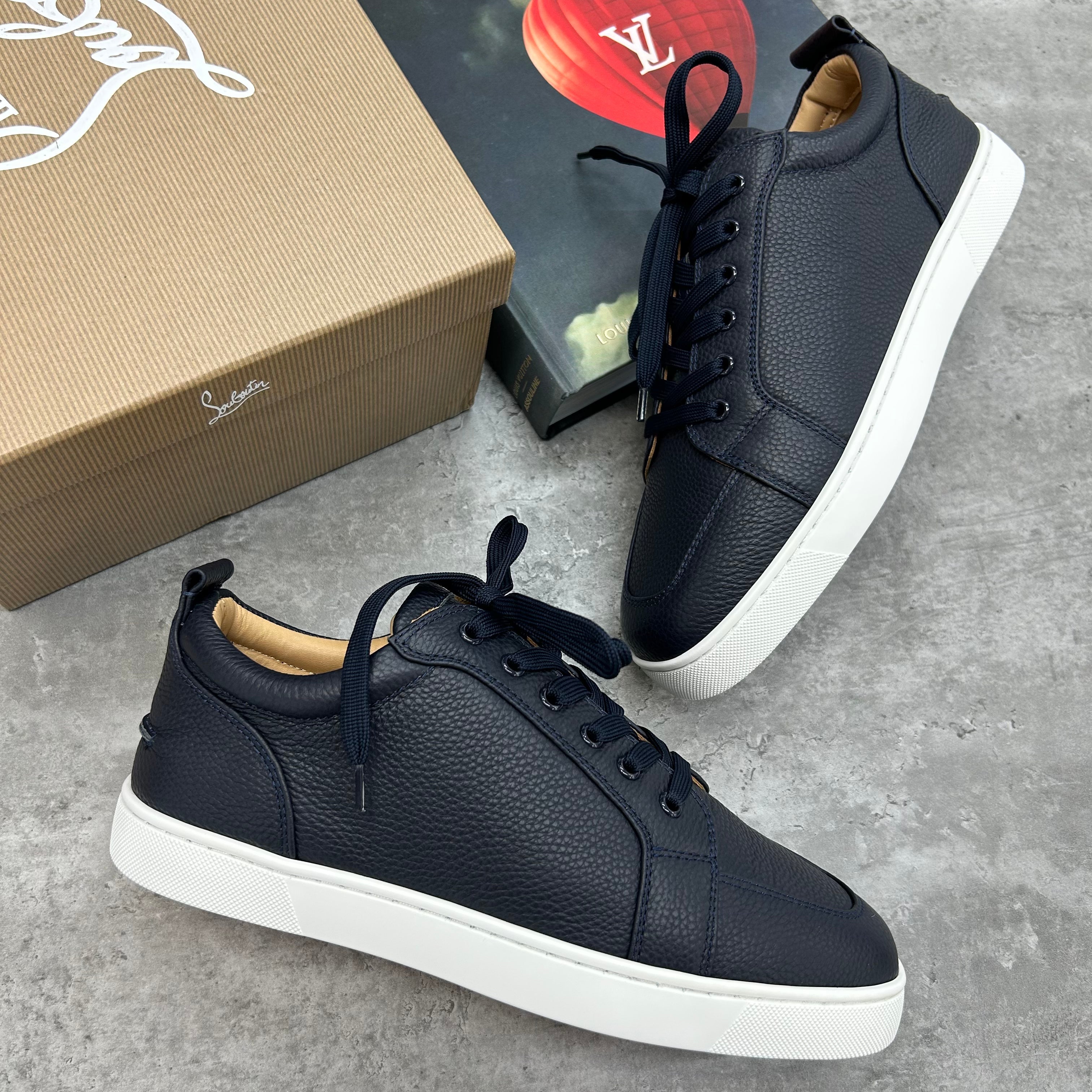 CHRISTIAN LOUBOUTIN NAVY TRAINERS (PRE-ORDER)