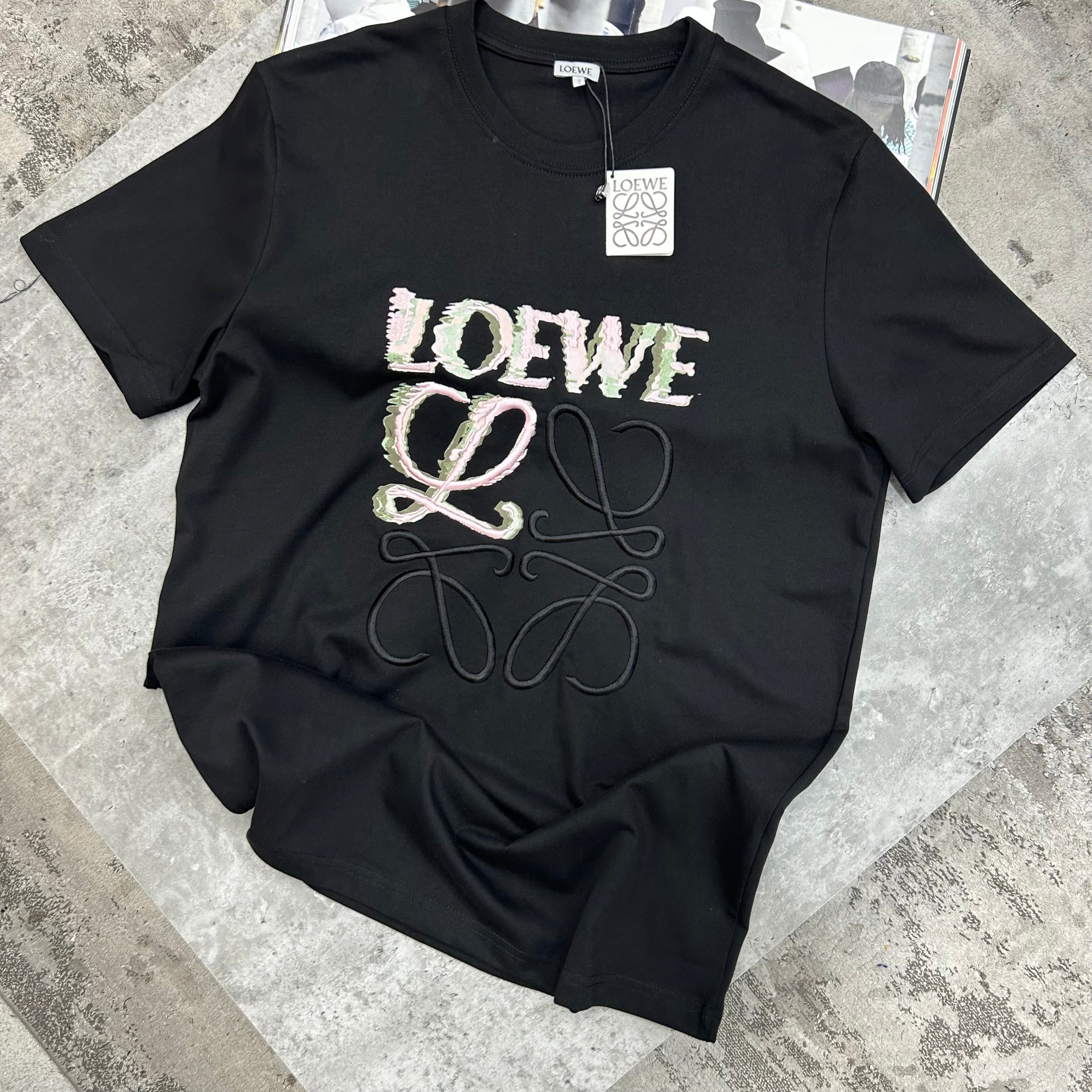 LOEWE -T-SHIRT - BLACK