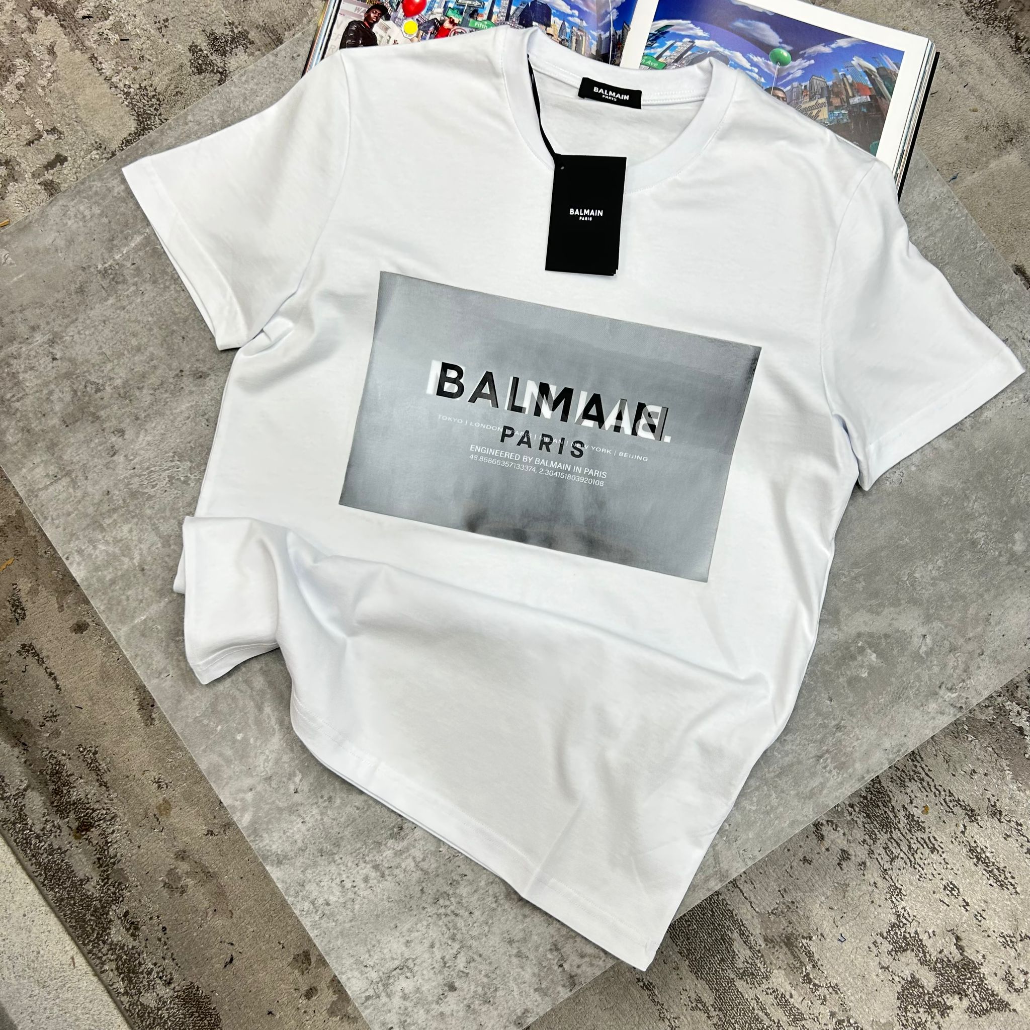 BALMAIN - MAINLAB T-SHIRT - WHITE