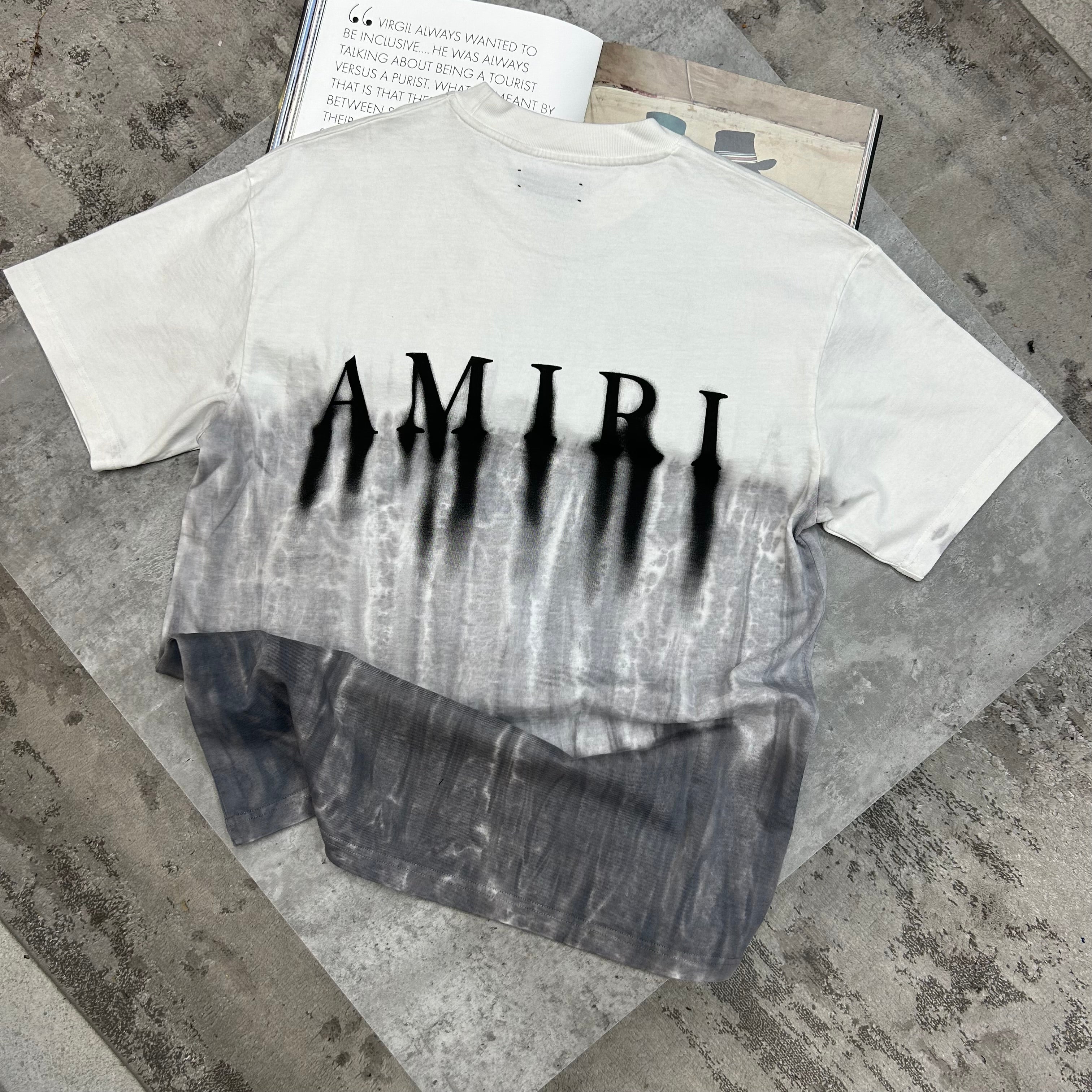 AMIRI - T-SHIRT - WHITE/GREY
