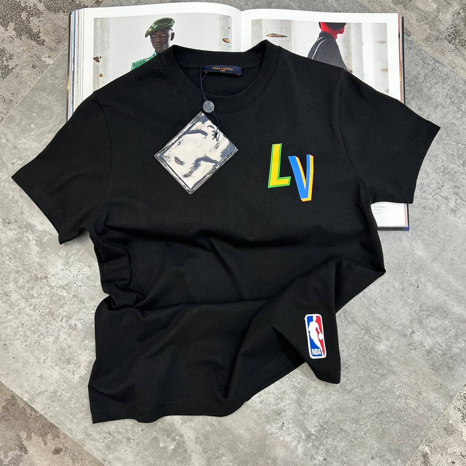 LOUIS VUITTON NBA T-shirt Black from Japan